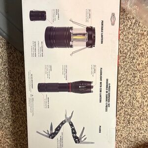 New Portable Lantern Multi-Tool flashlight Set camping